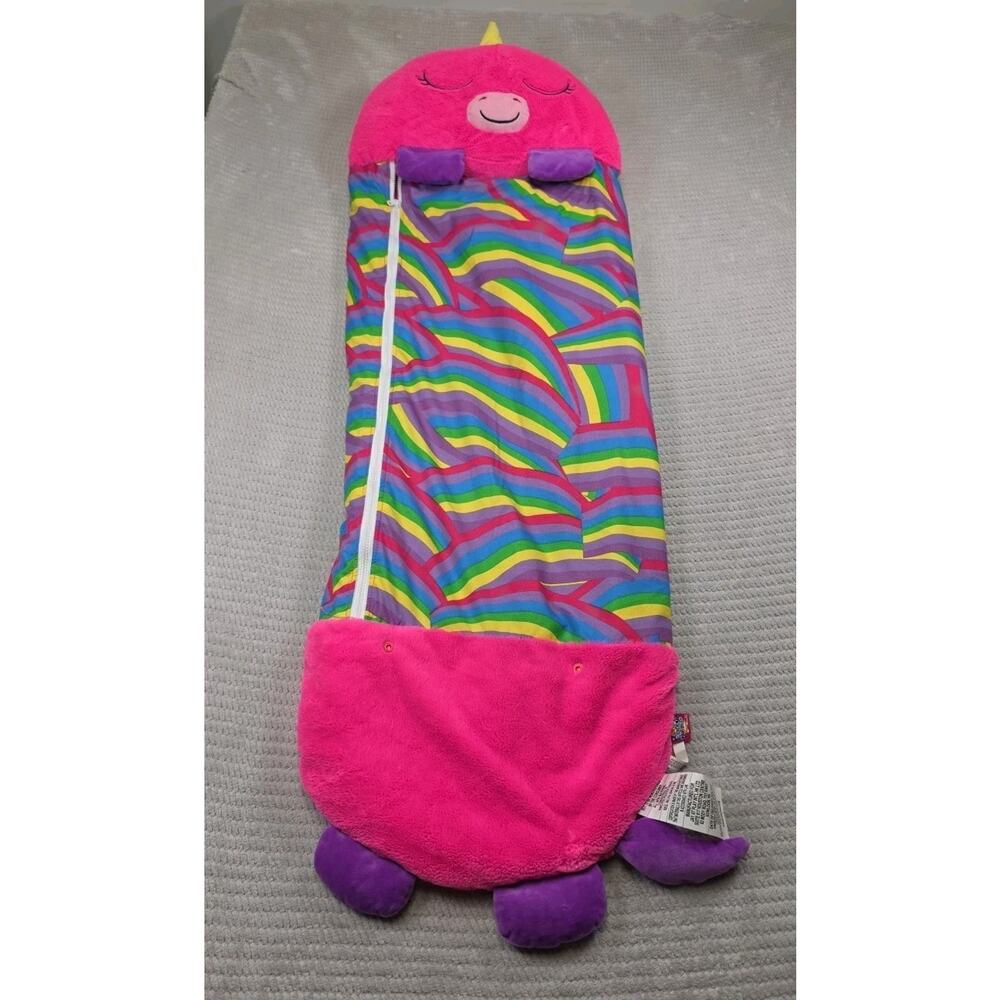 Happy Nappers Sleeping Bag Pink Unicorn